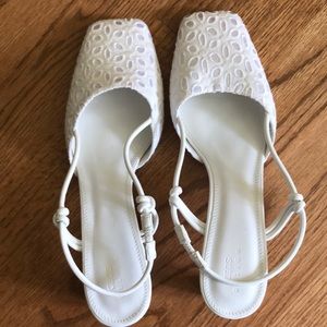 BRAND NEW, never worn ASOS size 11 woman’s shoes, white